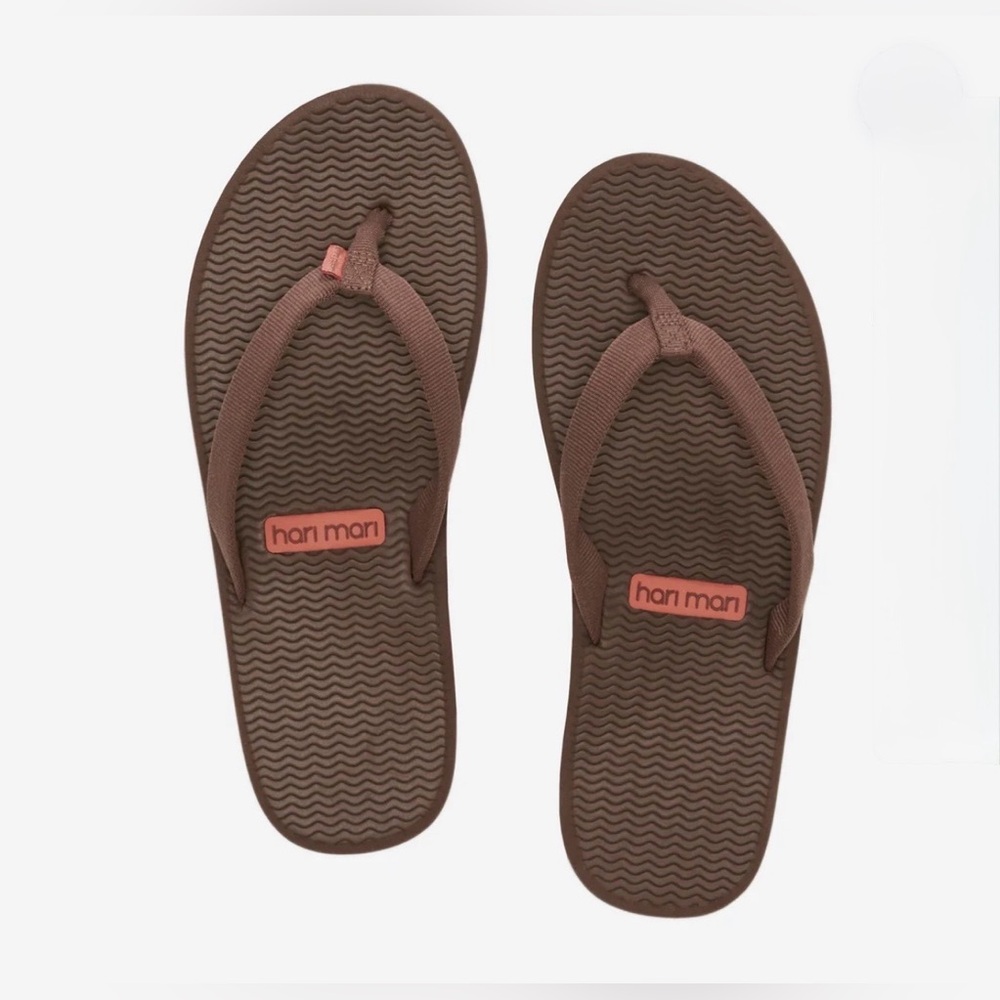 Hari Mari Women’s Flip Flop Sandals, Dunes Cappuccino, Multiple Sizes, NWT - Picture 2 of 14